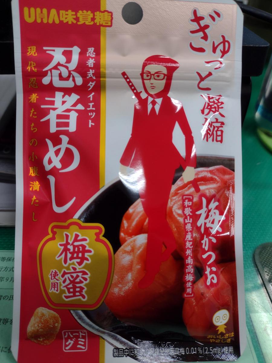 UHA味覚糖 忍者めし 梅かつおの商品ページ