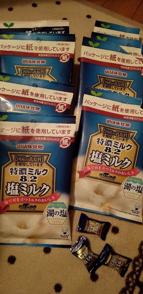 Uha味覚糖 特濃ミルク8 2 塩ミルクの商品ページ
