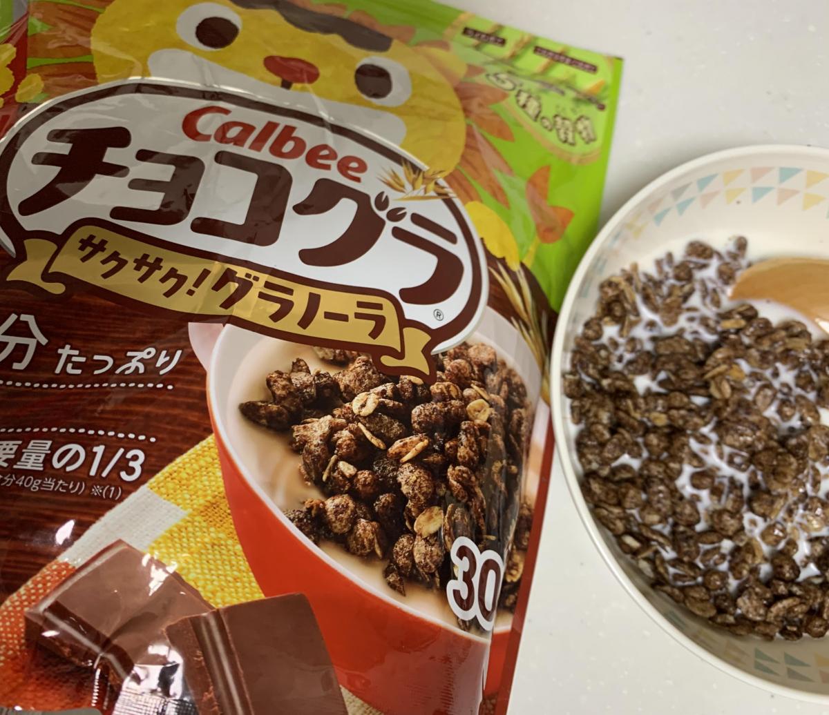 カルビー チョコグラの商品ページ