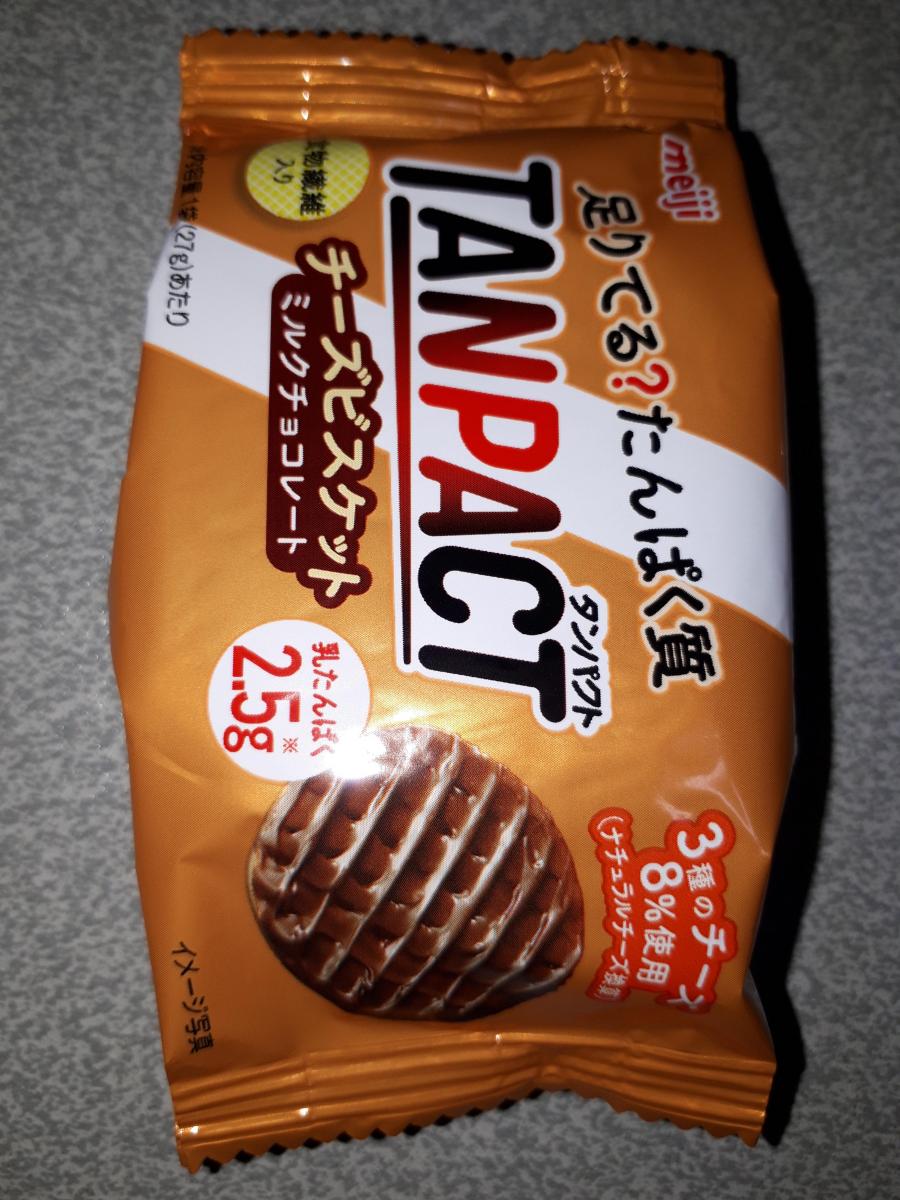 明治 TANPACTチーズビスケットミルクチョコレートの商品ページ