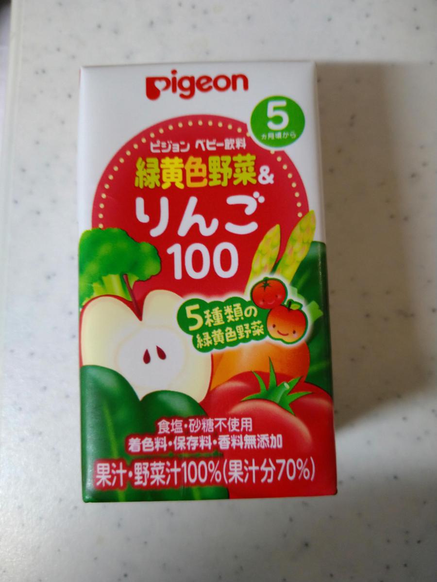 ピジョン 緑黄色野菜＆りんご100の商品ページ