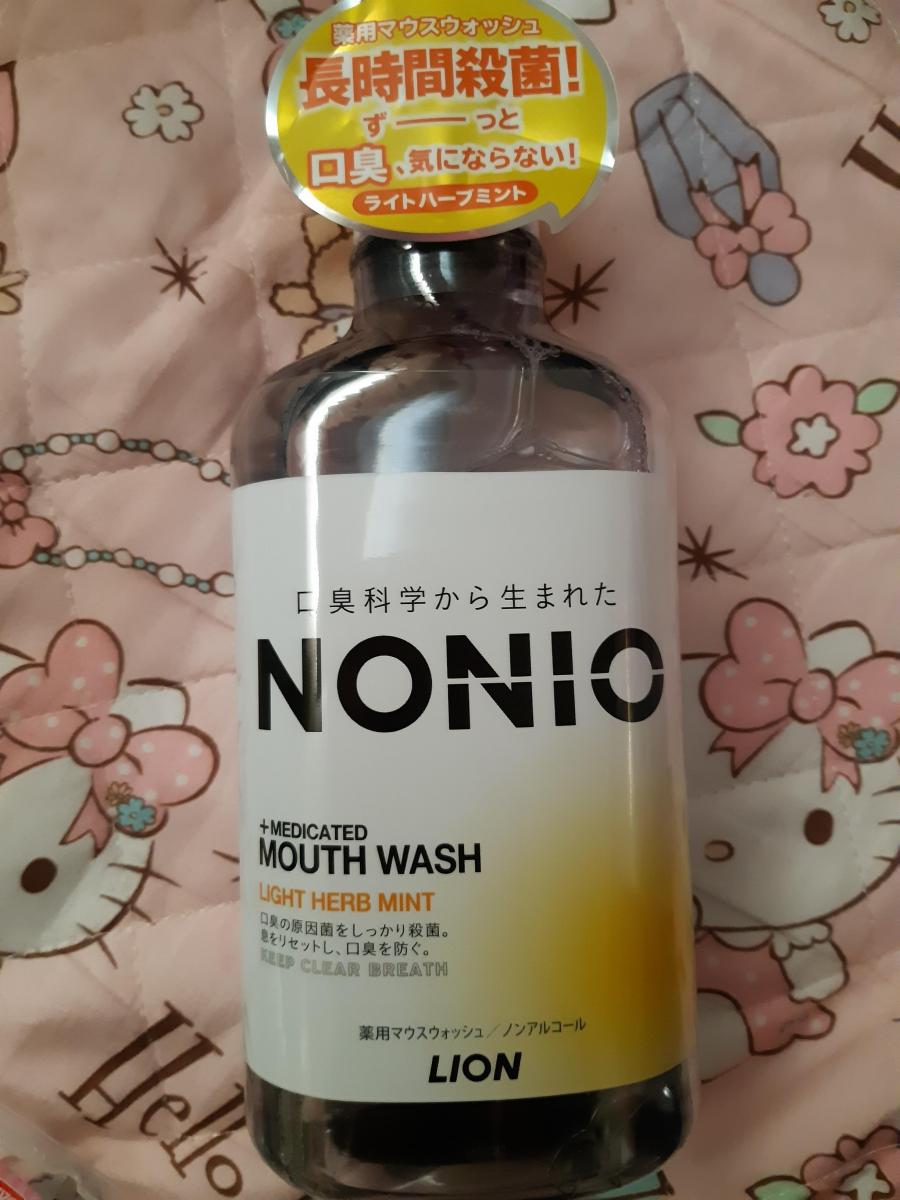 別倉庫からの配送】 ６００ｍｌ ライオン １本 ライトハーブミント ＮＯＮＩＯ マウスウォッシュ 衛生、