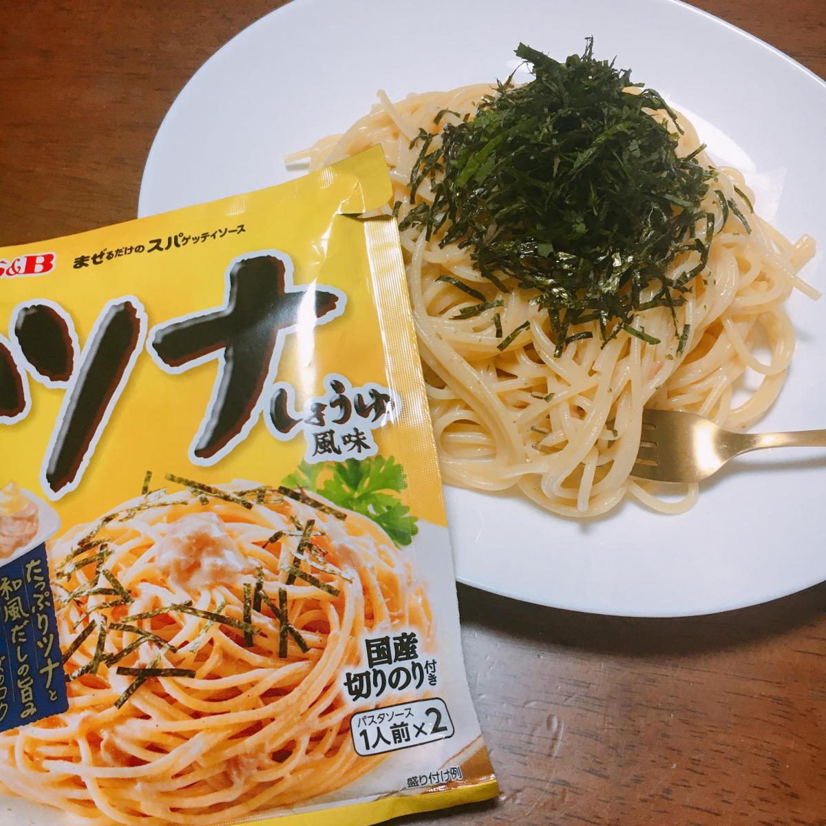 エスビー まぜるだけのスパゲッティソース ツナしょうゆ風味の商品ページ