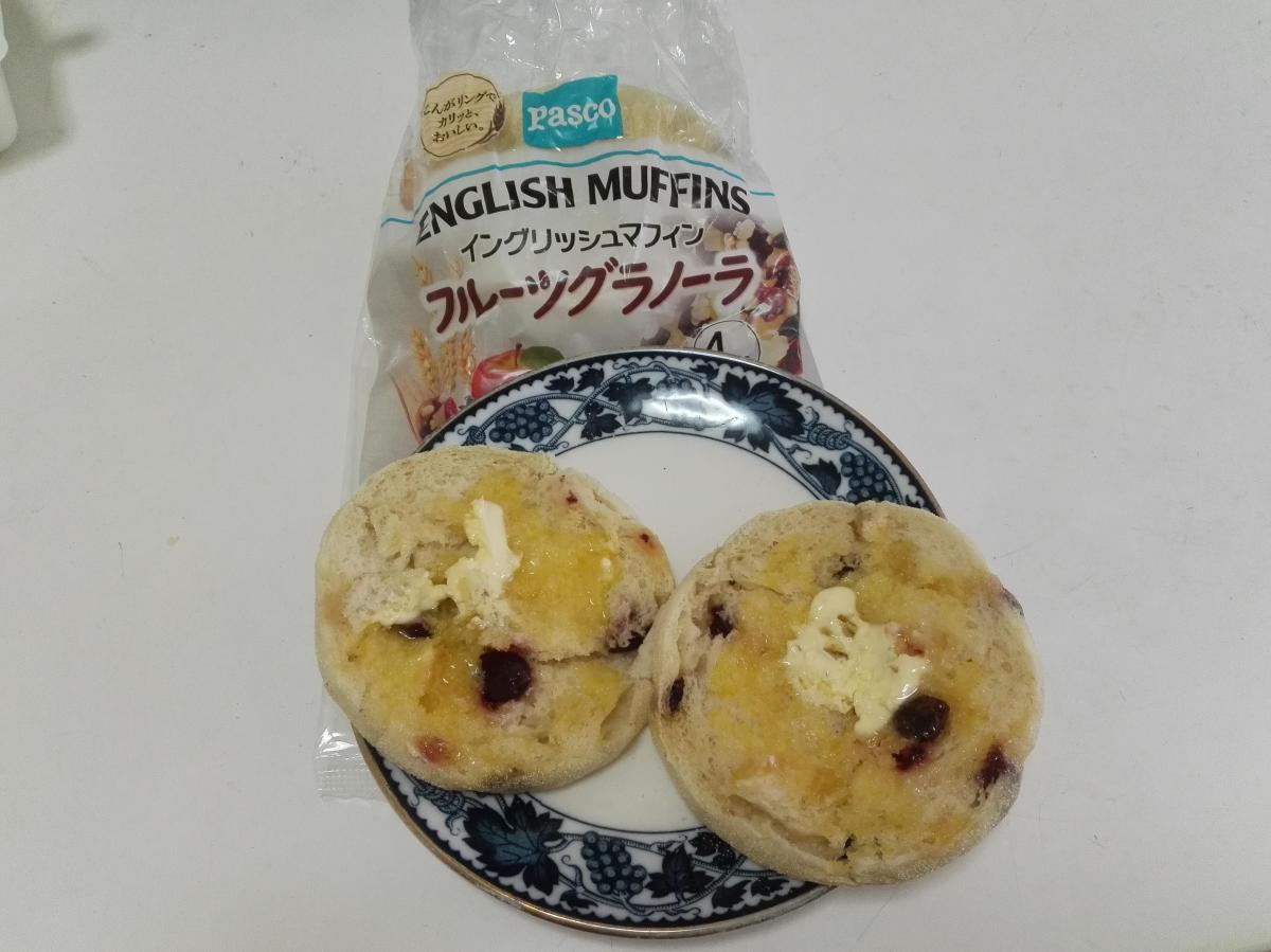 敷島製パン Pasco イングリッシュマフィンフルーツグラノーラの商品ページ
