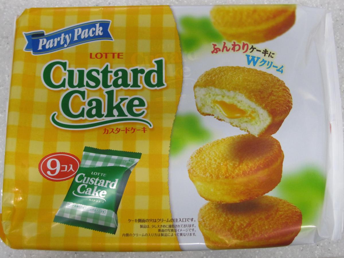 ロッテ カスタードケーキの商品ページ