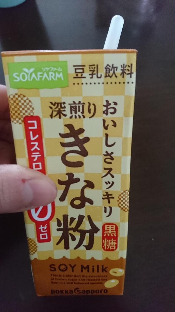 ポッカサッポロ ソヤファーム おいしさスッキリ きな粉豆乳飲料の商品ページ