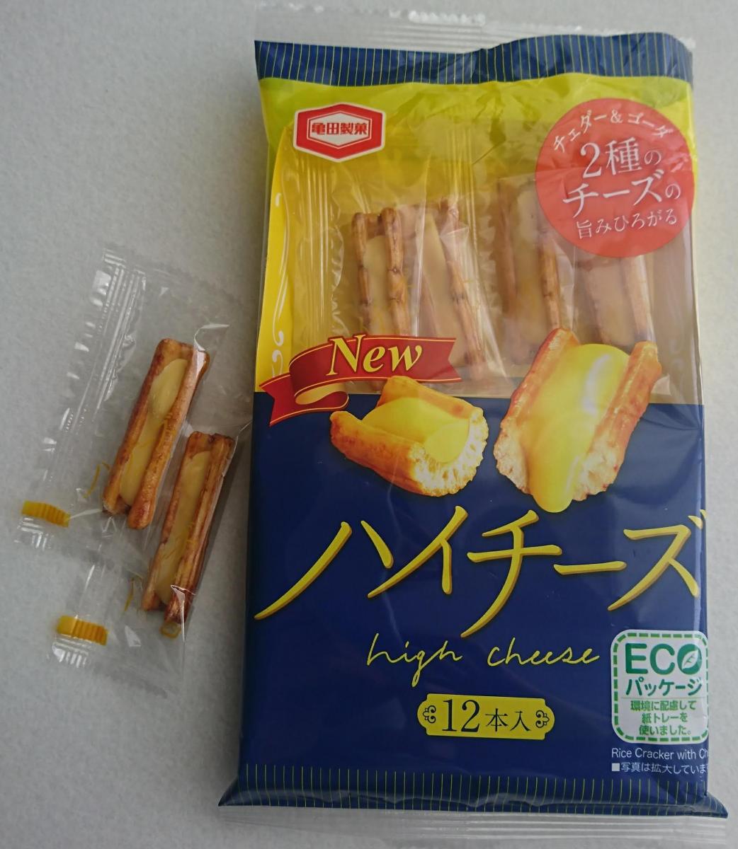 亀田製菓 ハイチーズの商品ページ