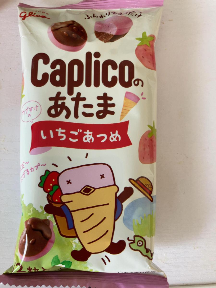 買得 江崎グリコ カプリコのあたま 10入 いちごあつめ チョコレート