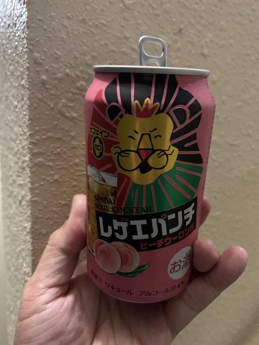 楽天市場】合同酒精 仙台カクテル レゲエパンチ ピーチウーロン