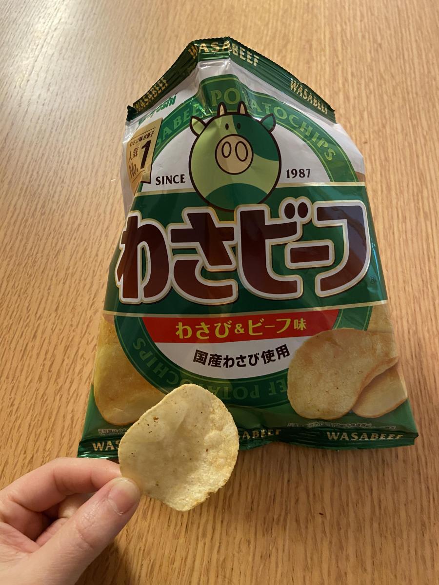 山芳 ポテトチップス わさビーフの商品ページ