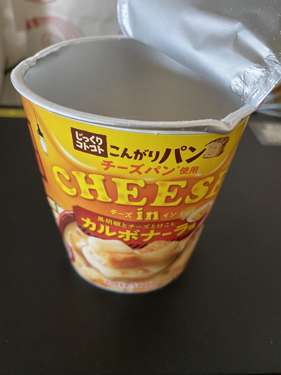 ポッカサッポロ じっくりコトコト こんがりパン CHEESE in（チーズイン） 濃厚カルボナーラ味の商品ページ