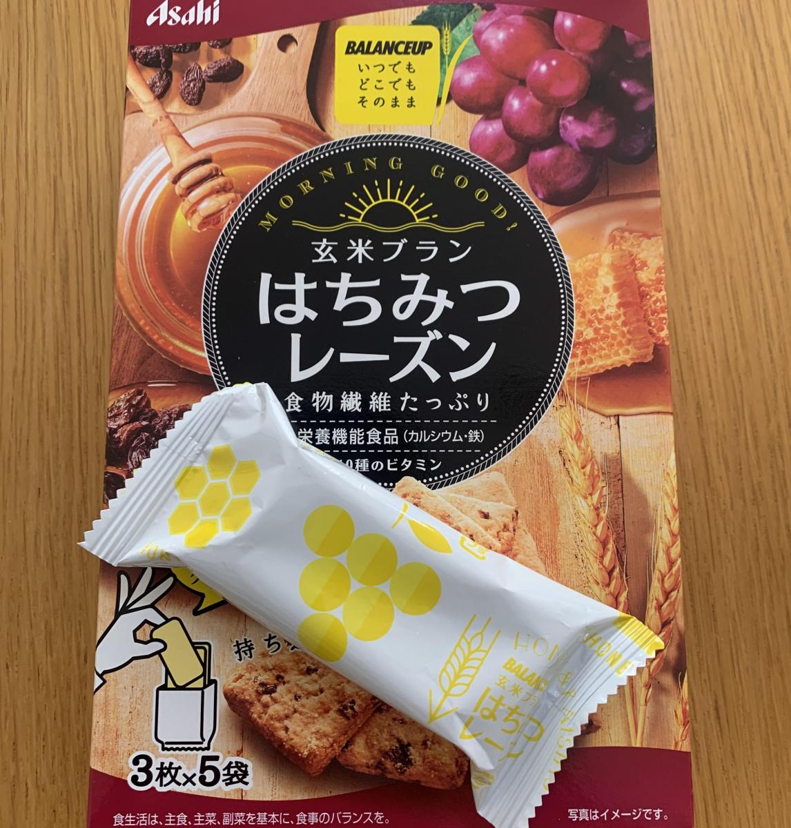 アサヒグループ食品 バランスアップ 玄米ブラン はちみつレーズンの商品ページ