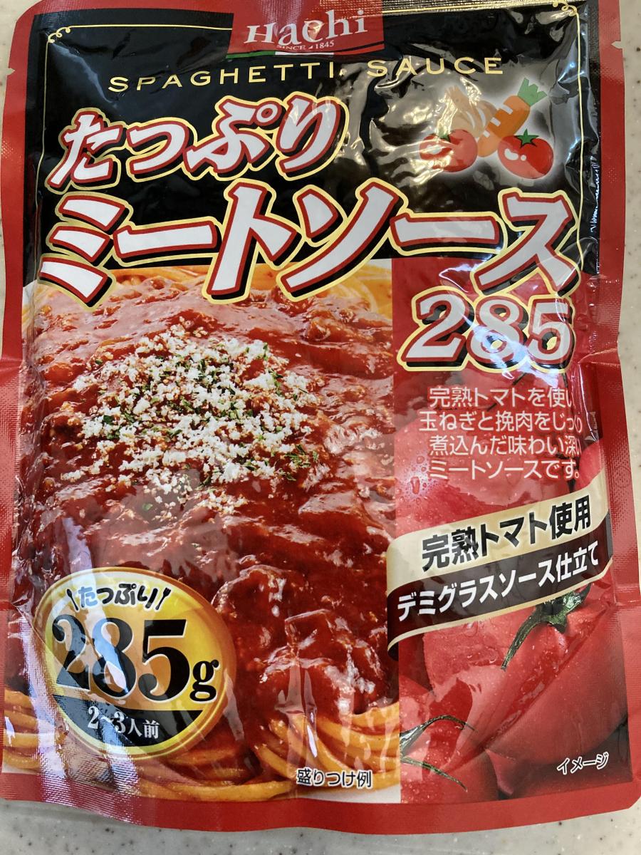 106円 人気No.1/本体 ハチ食品 たっぷりミートソース 285g 1セット 3食入