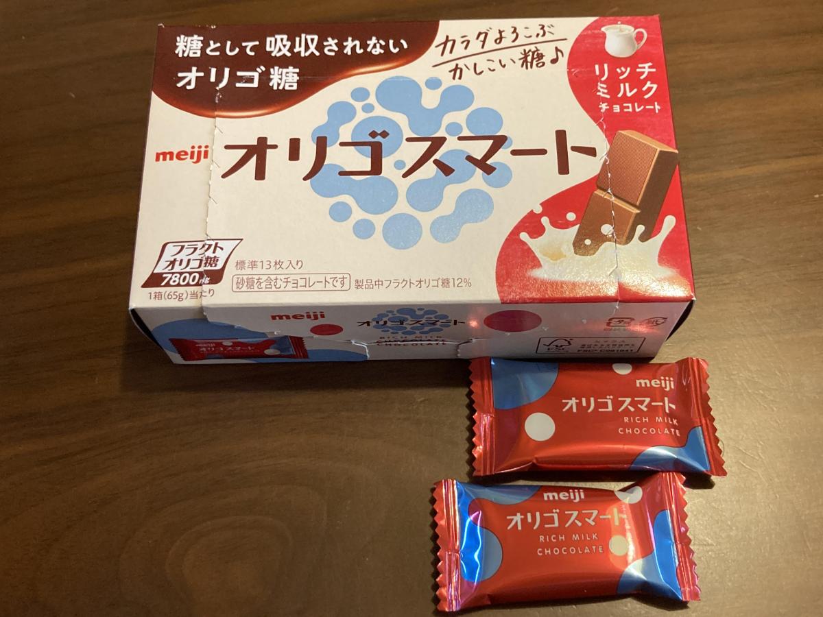 明治 オリゴスマート濃厚ミルクチョコレートの商品ページ