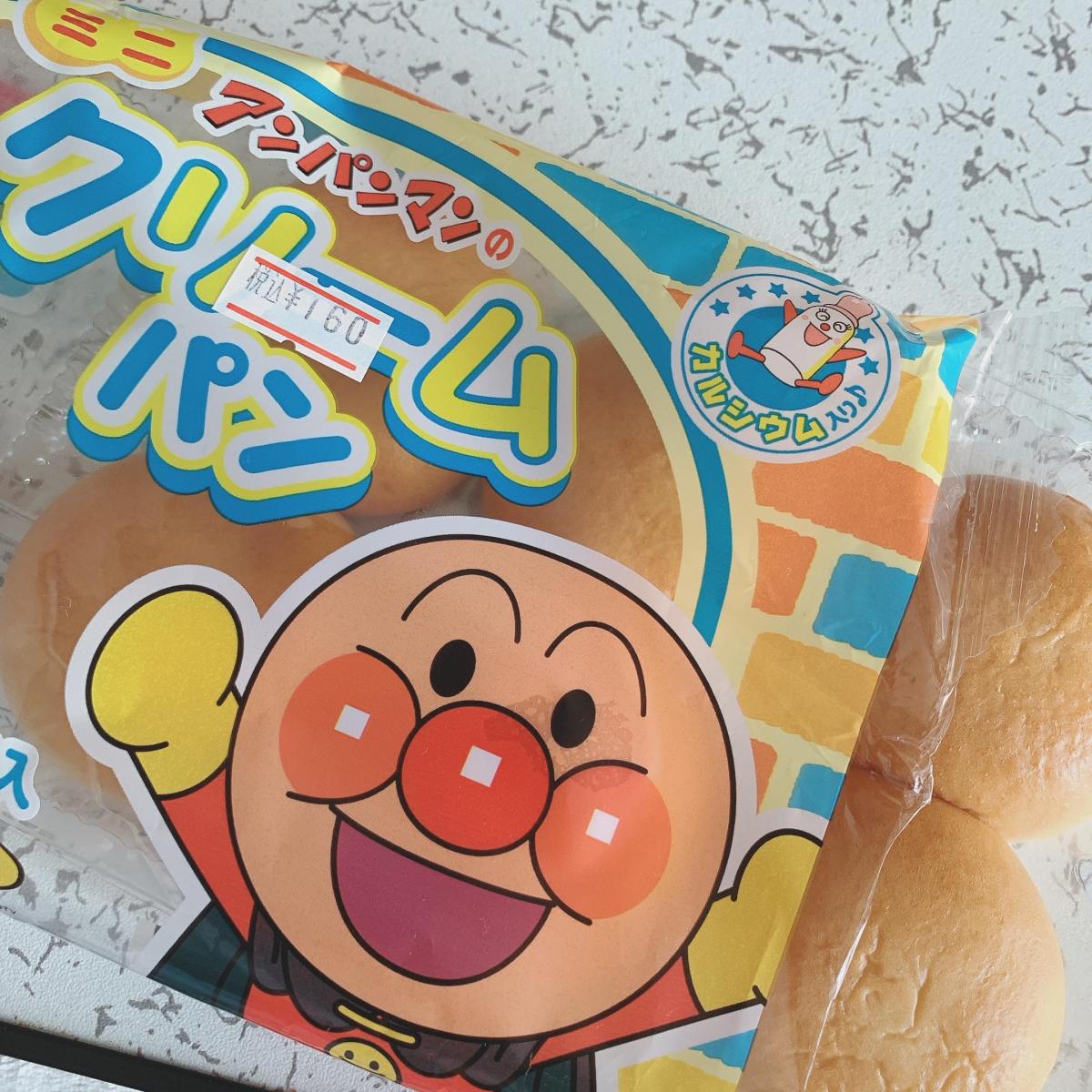 フジパン アンパンマンのミニクリームパンの商品ページ