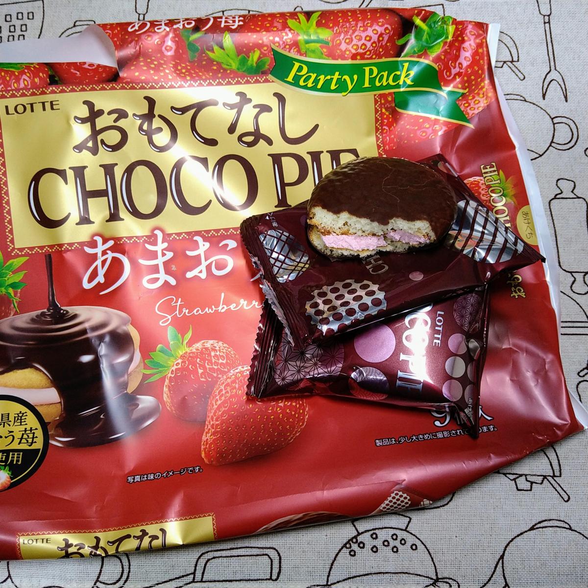 ロッテ おもてなしチョコパイパーティーパック＜あまおう苺＞の商品ページ