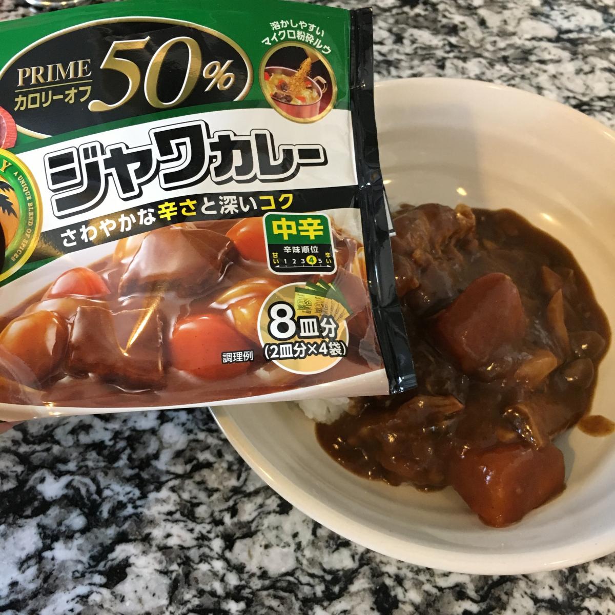 ハウス プライムジャワカレーの商品ページ