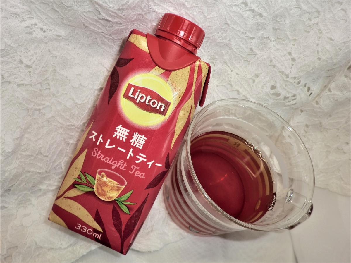 森永乳業 リプトン 無糖ストレートティーの商品ページ