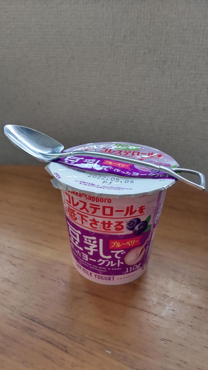 ポッカサッポロ ソヤファーム 豆乳で作ったヨーグルト ブルーベリー（特定保健用食品）の商品ページ