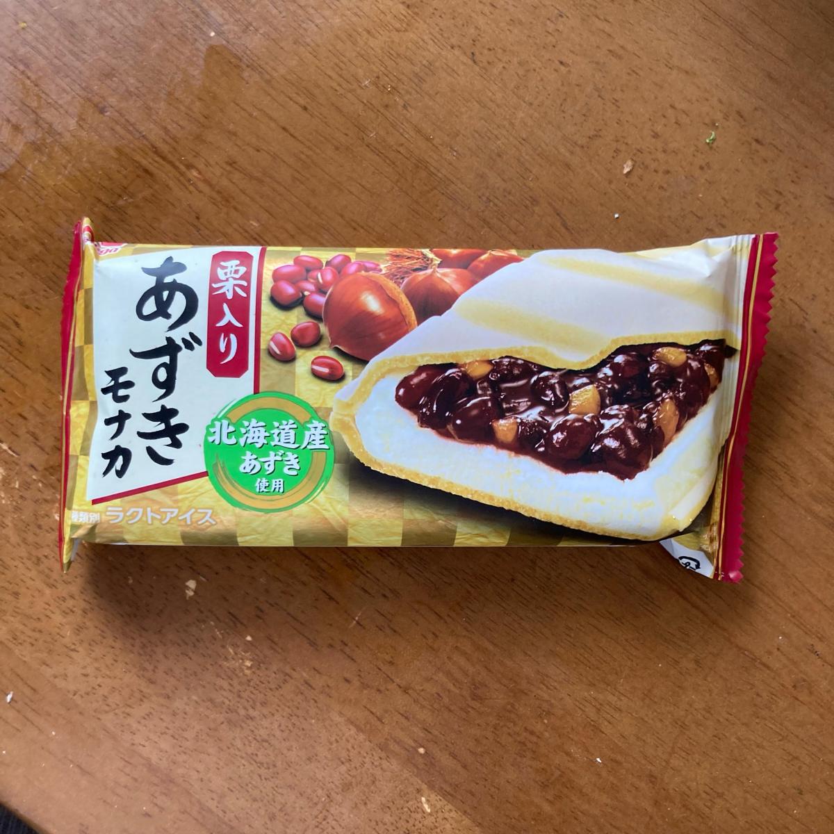 森永乳業 栗入りあずきモナカ の商品ページ