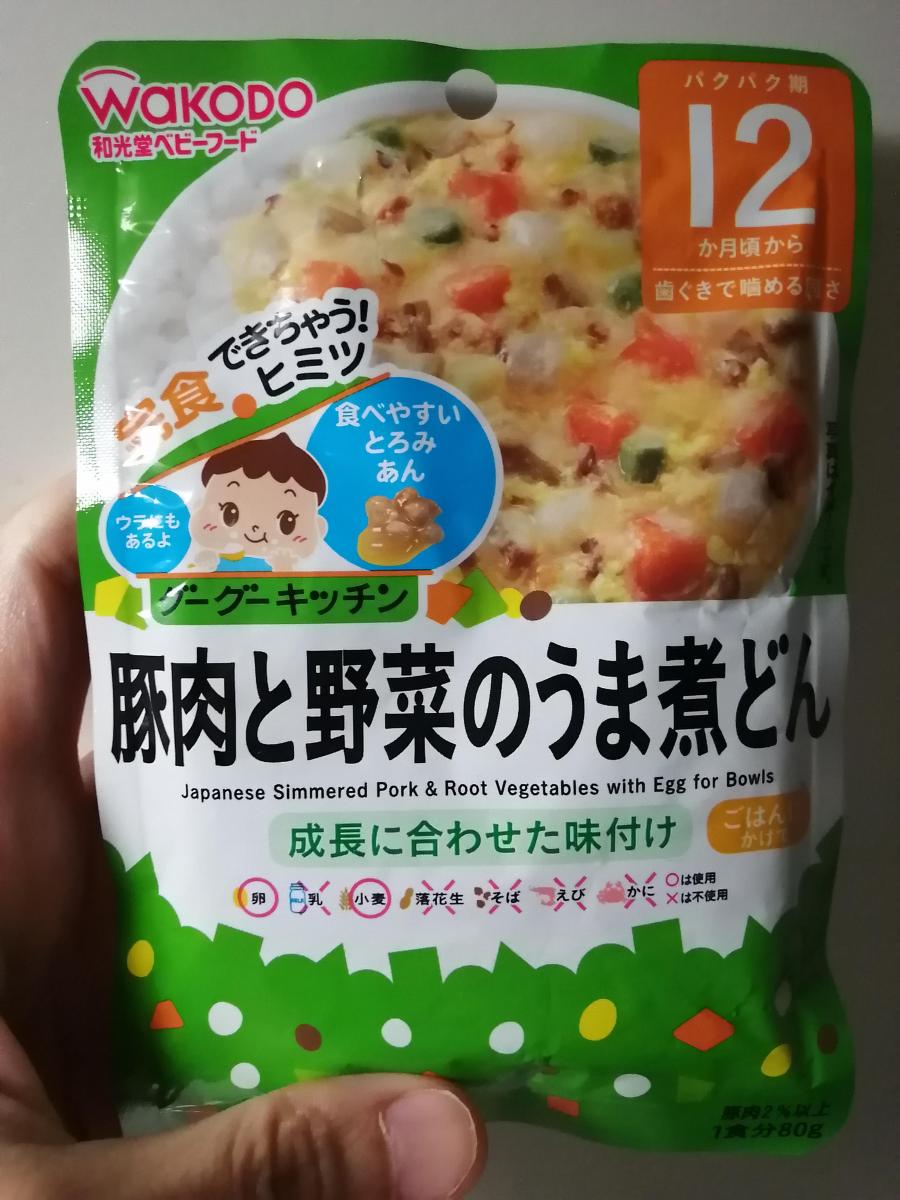 和光堂 グーグーキッチン 豚肉と野菜のうま煮どんの商品ページ