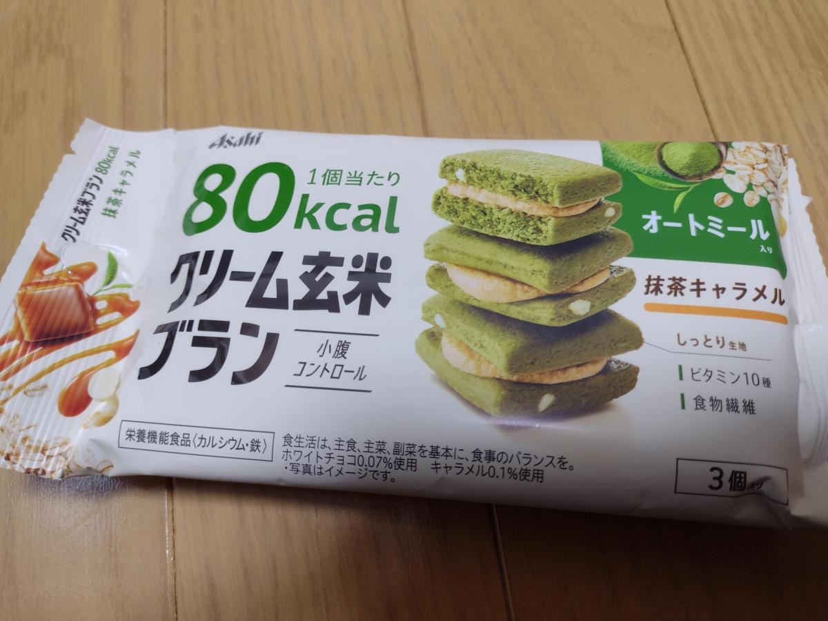 アサヒグループ食品 クリーム玄米ブラン 80kcal 抹茶キャラメルの商品ページ