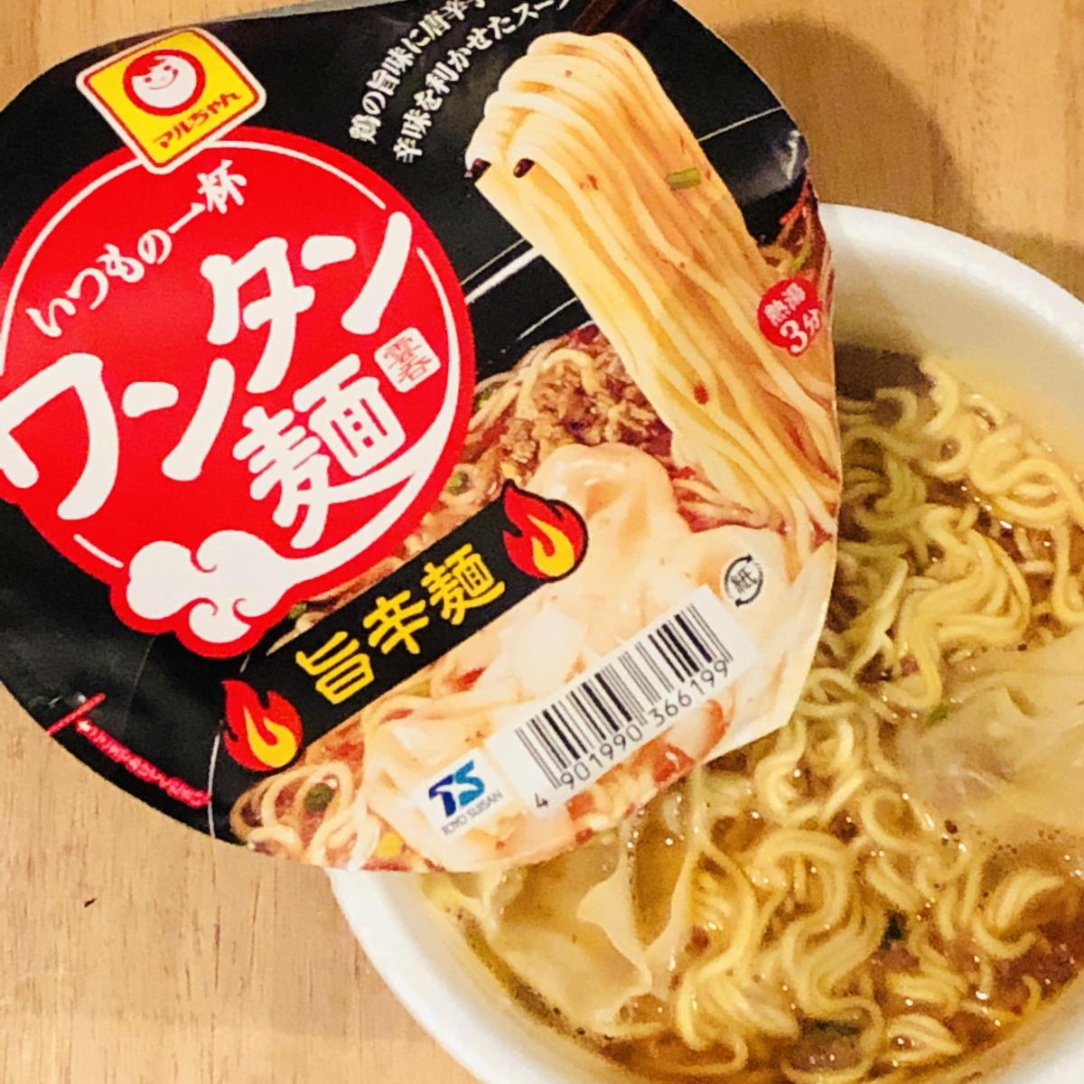 東洋水産 マルちゃん いつもの一杯 ワンタン麺 旨辛麺の商品ページ