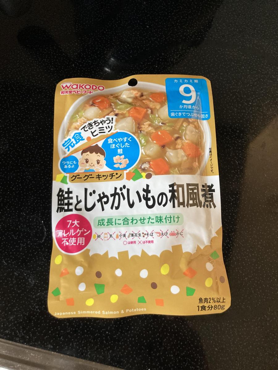 和光堂 グーグーキッチン 鮭とじゃがいもの和風煮の商品ページ