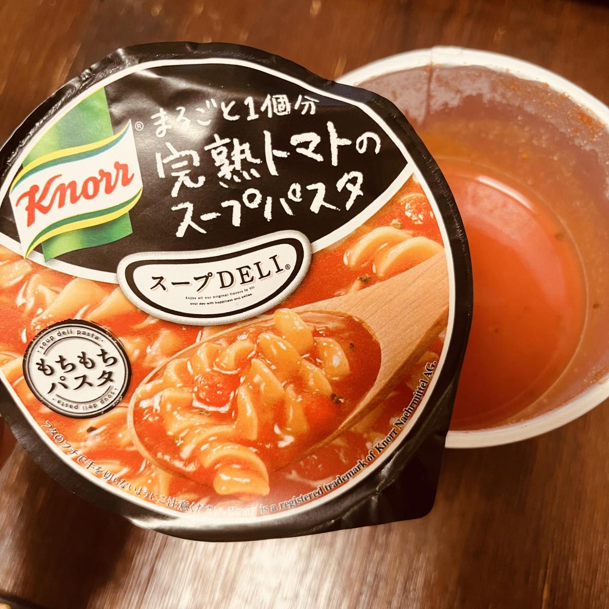 クノール スープdeli まるごと１個分完熟トマトのスープパスタの商品ページ