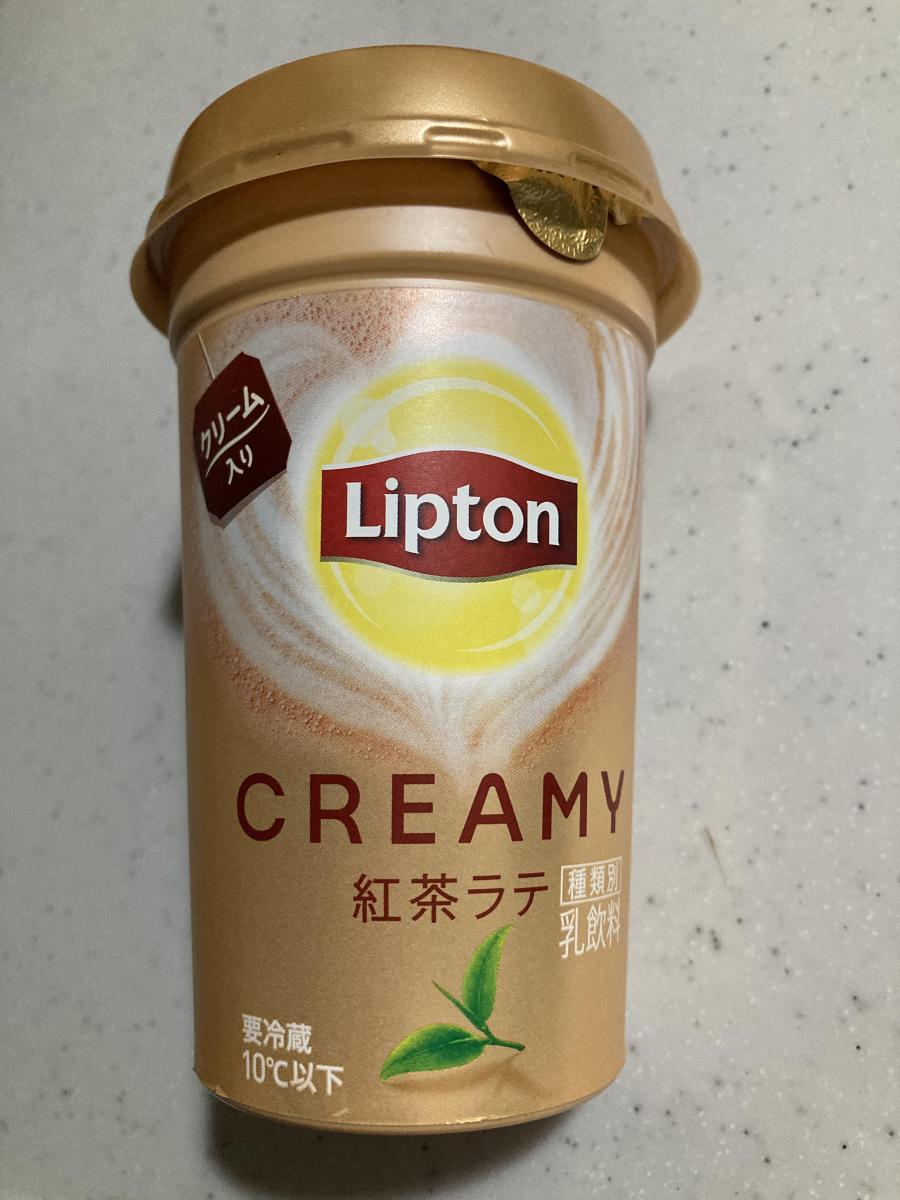 森永乳業 リプトン CREAMY 紅茶ラテの商品ページ