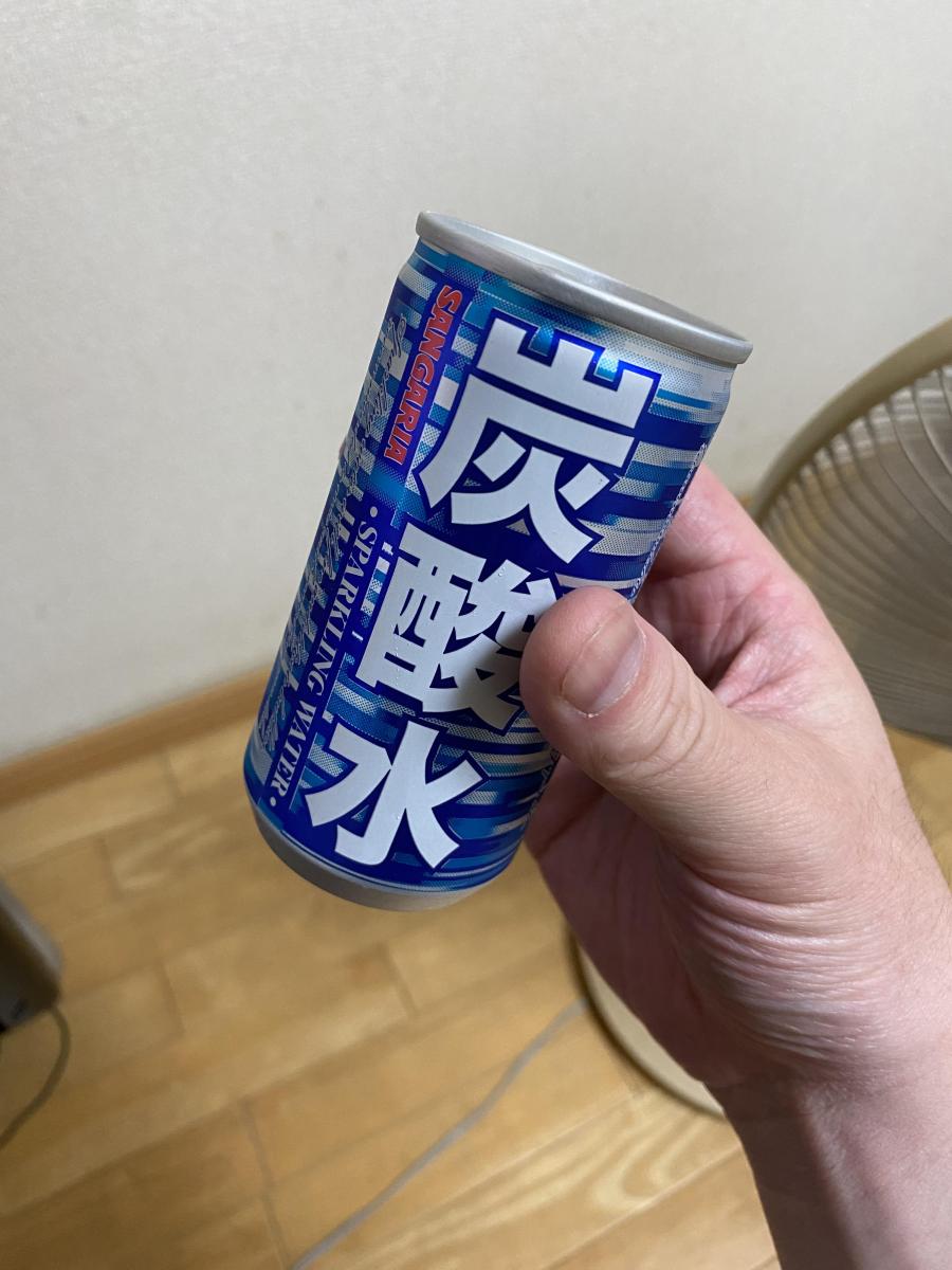 サンガリア 炭酸水の商品ページ