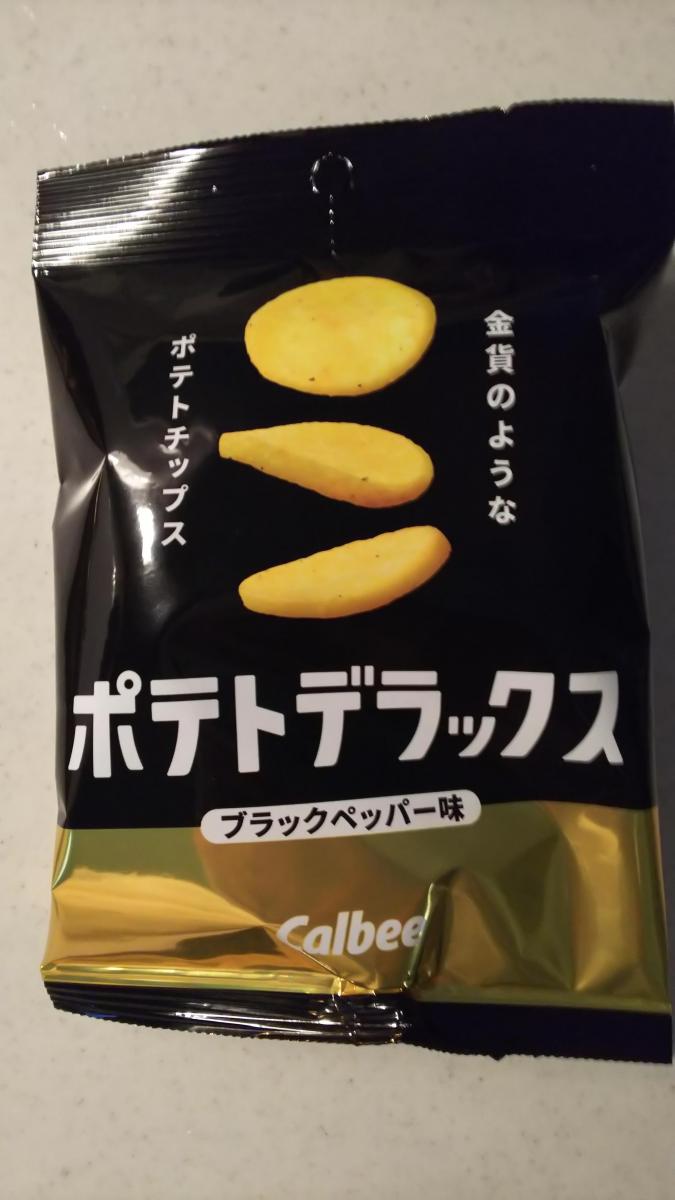 カルビー ポテトデラックス ブラックペッパー味の商品ページ