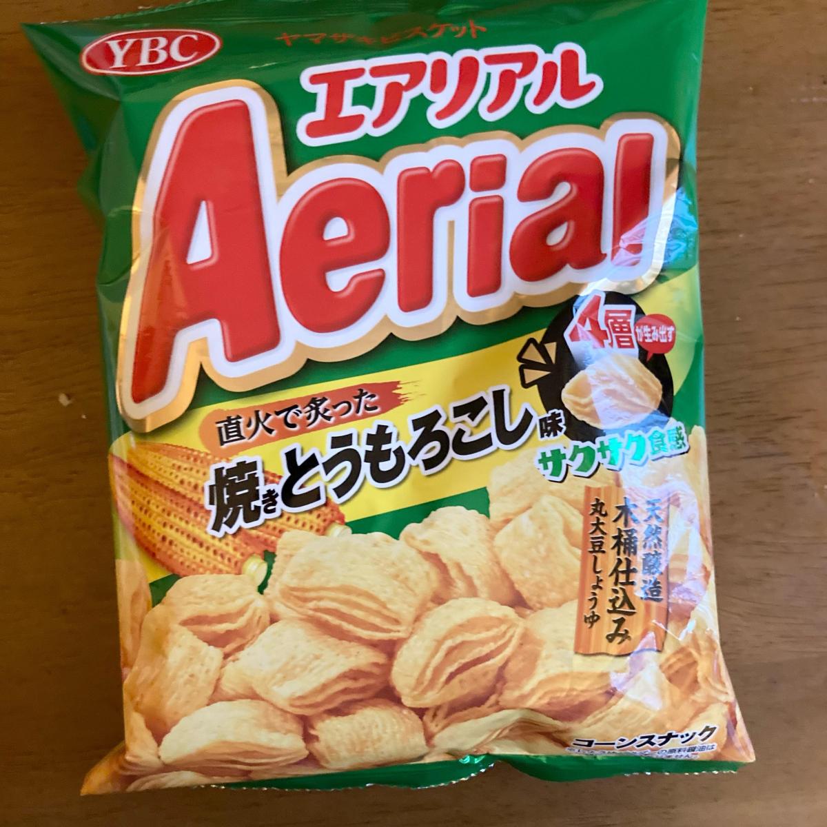 ヤマザキビスケット エアリアル（焼きとうもろこし味）の商品ページ