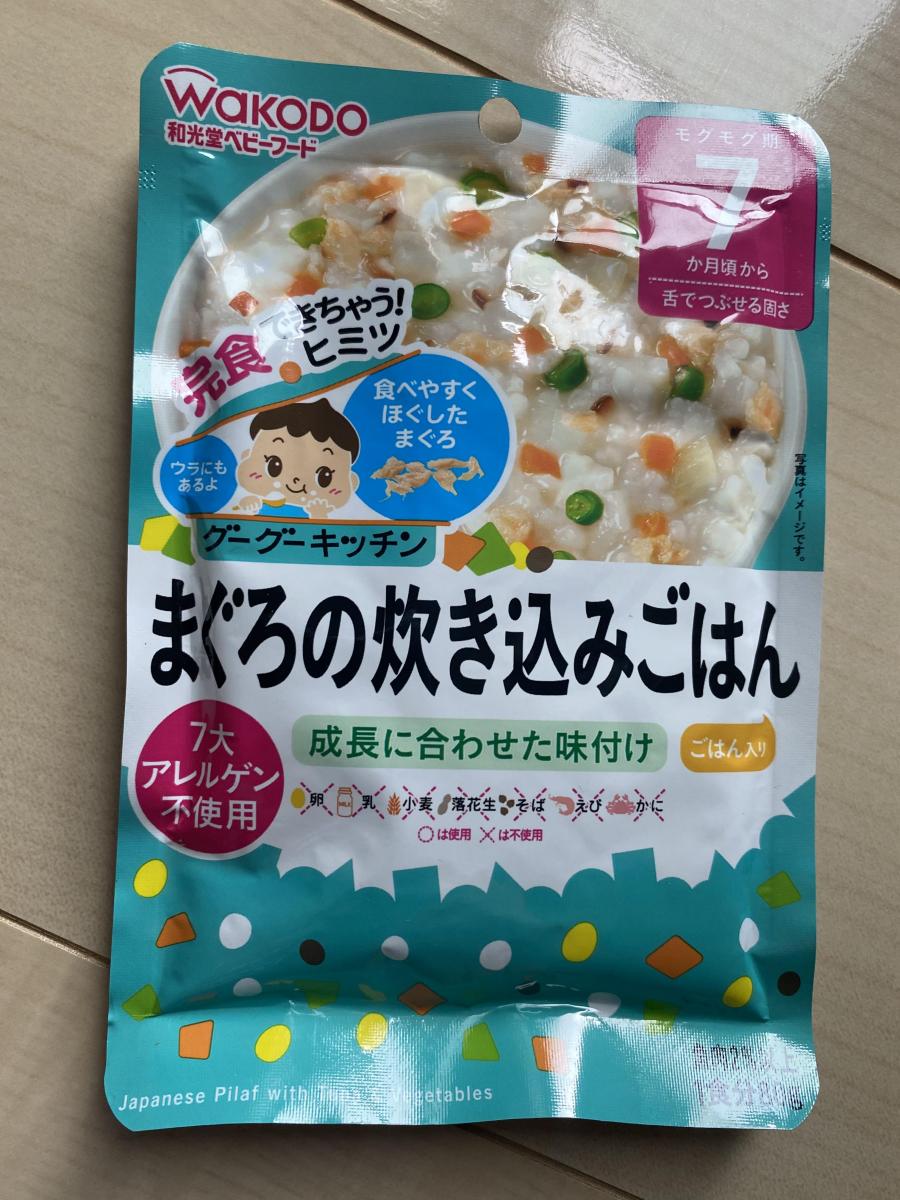 和光堂 グーグーキッチン まぐろの炊き込みごはんの商品ページ