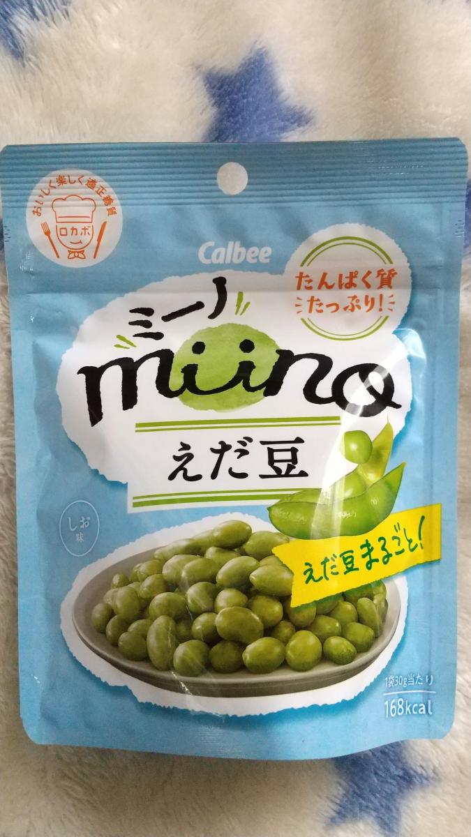 カルビー miino（ミーノ） えだ豆しお味（限定販売）の商品ページ