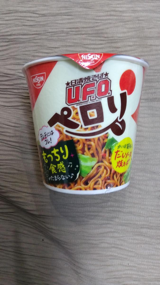 日清 日清焼そばU.F.O.ペロリ かつお節香るだしソースの商品ページ