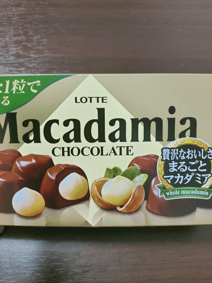 ロッテ マカダミアチョコレートの商品ページ