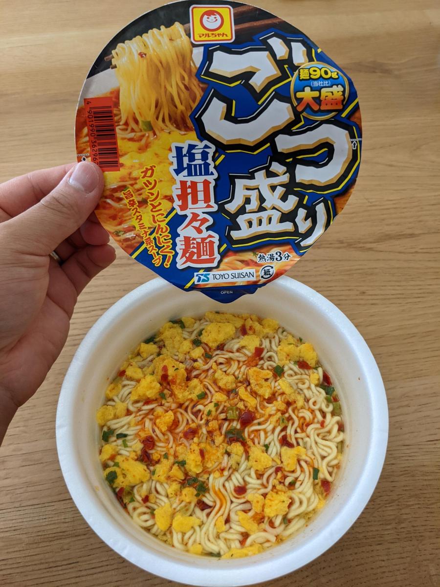 東洋水産 マルちゃん ごつ盛り 塩担々麺の商品ページ