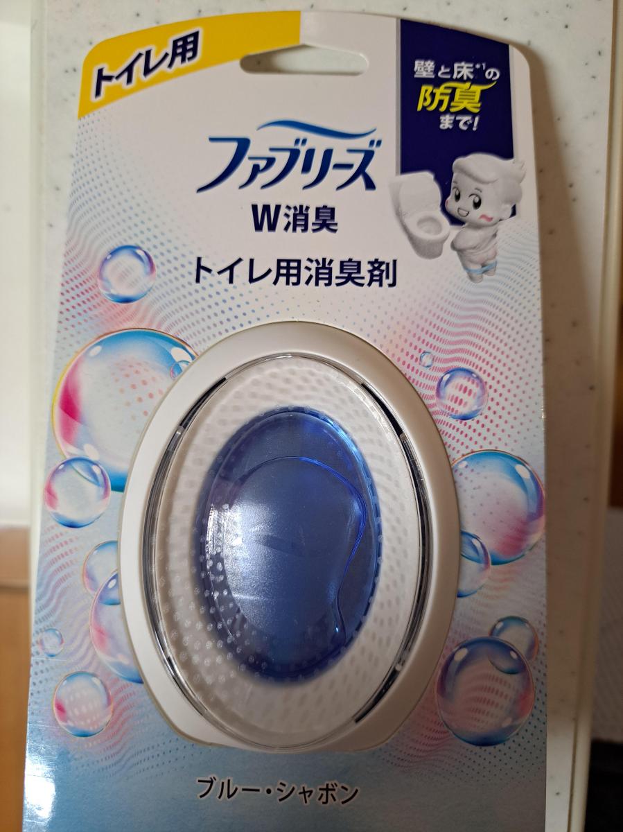 Pamp;G ファブリーズ Ｗ消臭 トイレ用消臭剤 ブルー・シャボン 6.3mL 洗剤
