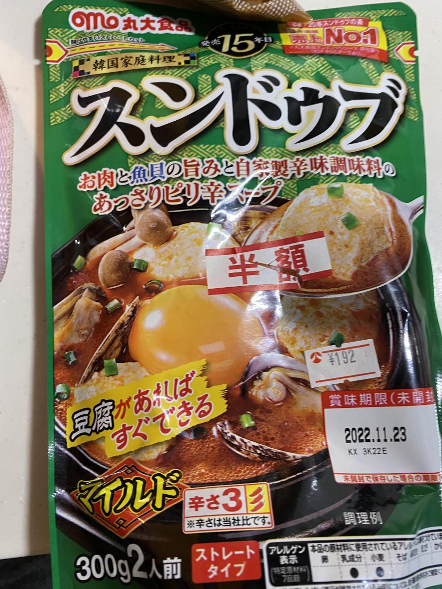 丸大食品 スンドゥブ マイルドの商品ページ