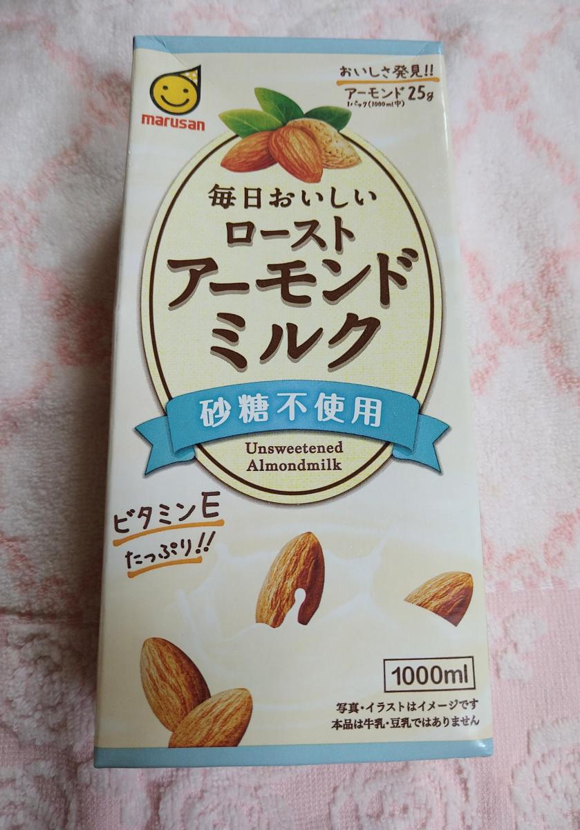 販売実績No.1 マルサン 毎日おいしいローストアーモンドミルク 砂糖不使用 1000ml 6本入 varnachhaya.com