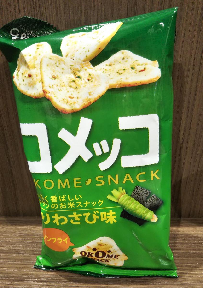 グリコ コメッコ のりわさび味の商品ページ