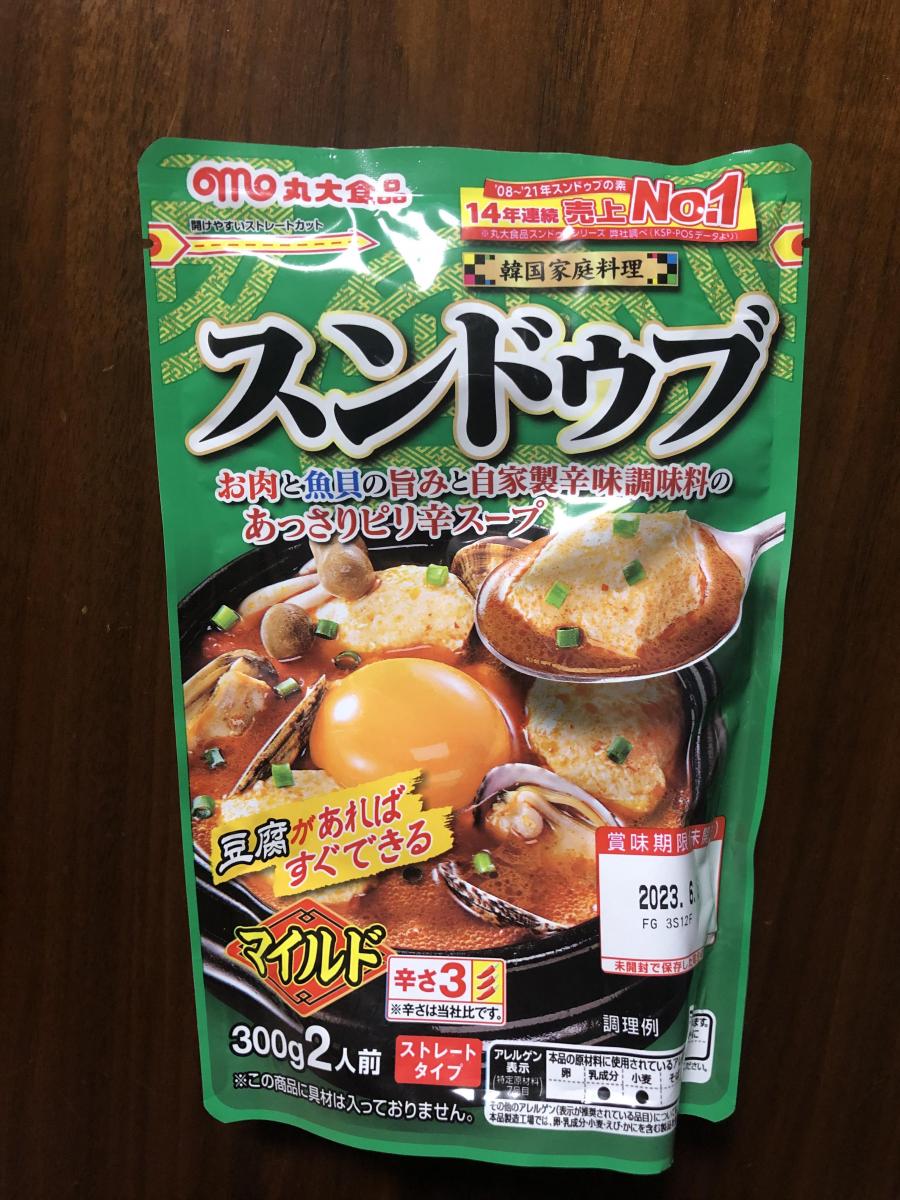 丸大食品 スンドゥブ マイルドの商品ページ