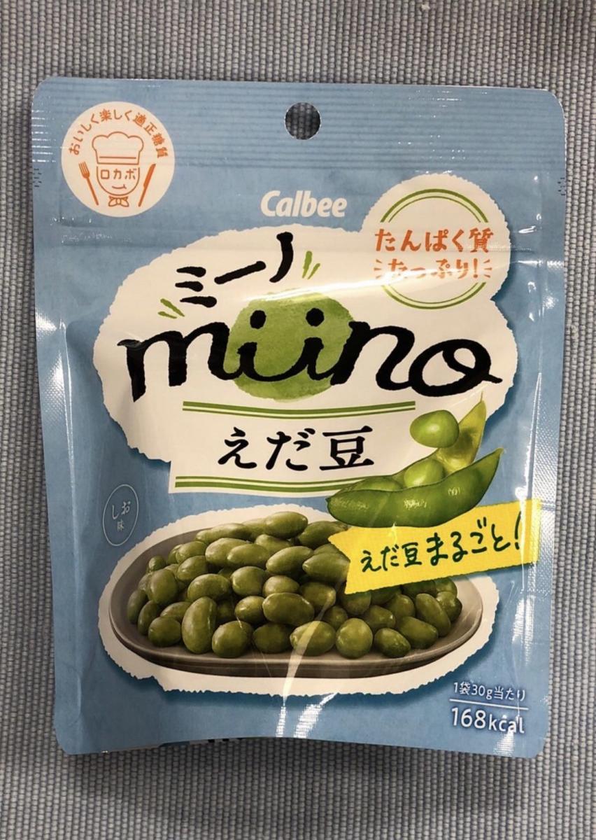 カルビー miino（ミーノ） えだ豆しお味（限定販売）の商品ページ