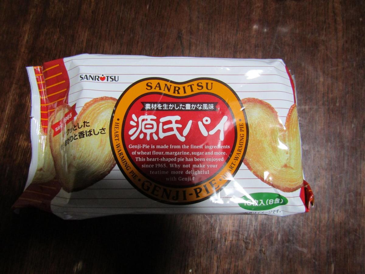 三立製菓 源氏パイの商品ページ