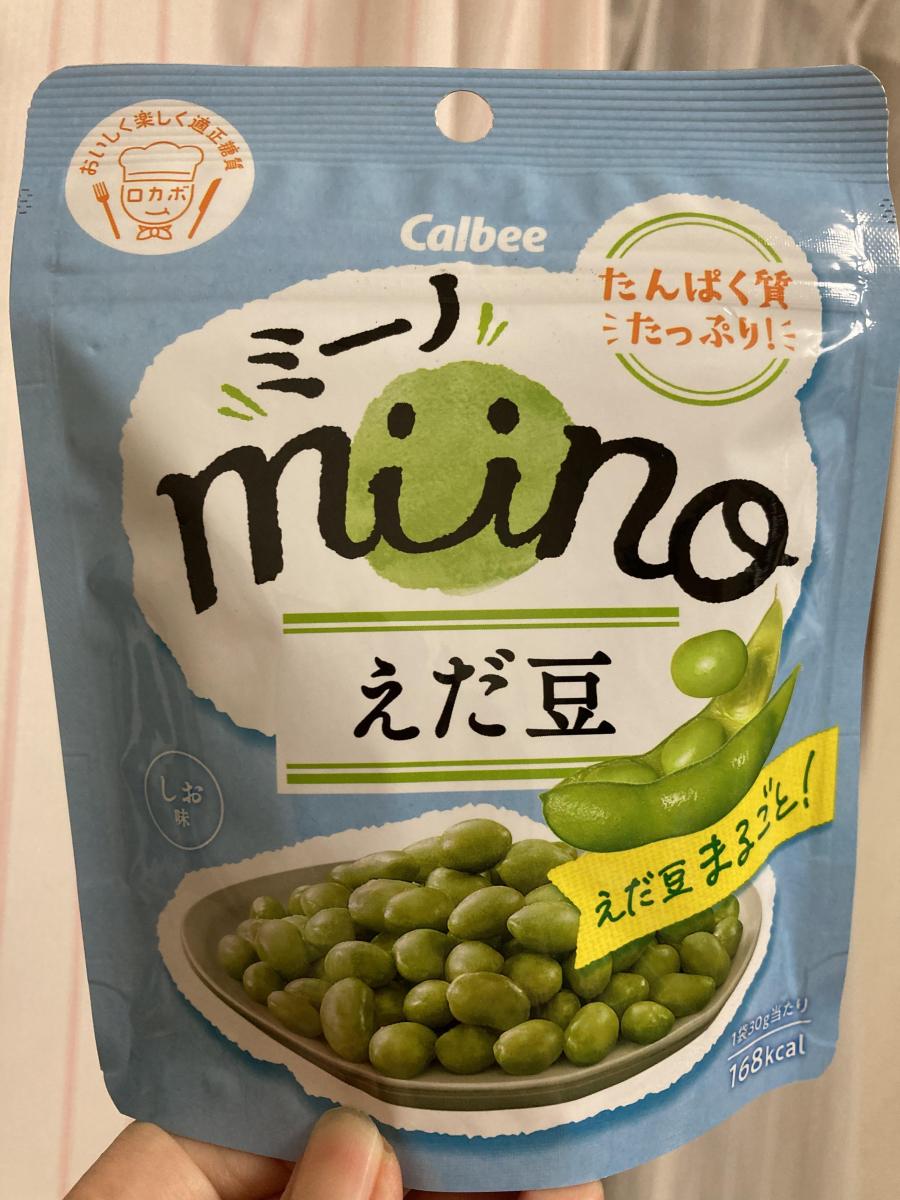 カルビー miino（ミーノ） えだ豆しお味（限定販売）の商品ページ