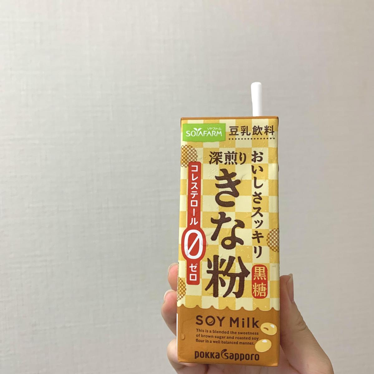 ポッカサッポロ ソヤファーム おいしさスッキリ きな粉豆乳飲料の商品ページ