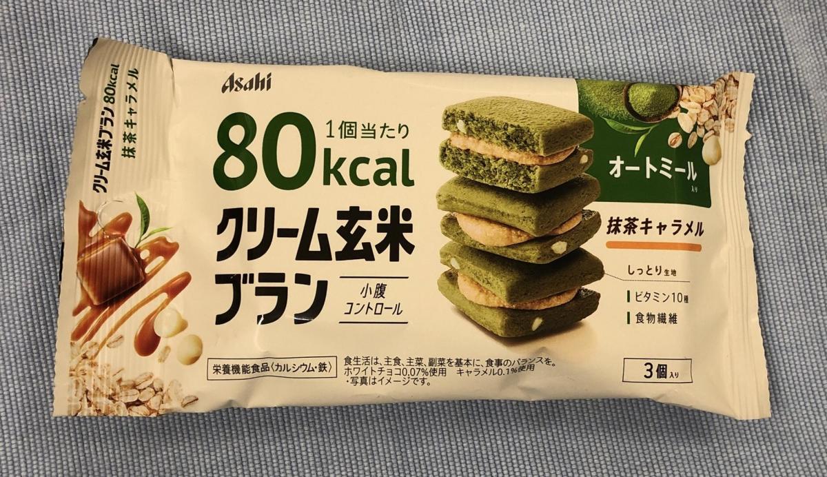 アサヒグループ食品 クリーム玄米ブラン 80kcal 抹茶キャラメルの商品ページ