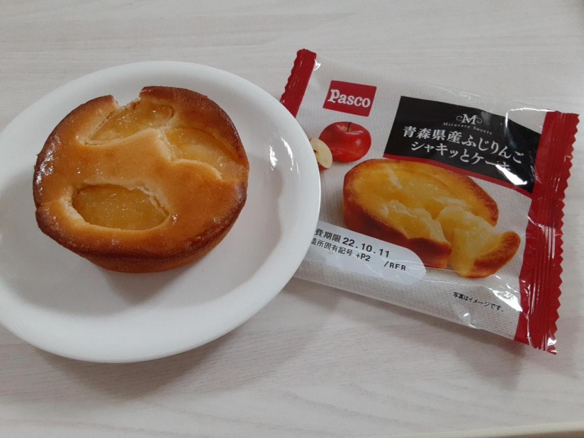 敷島製パン Pasco 青森県産ふじりんご シャキッとケーキの商品ページ