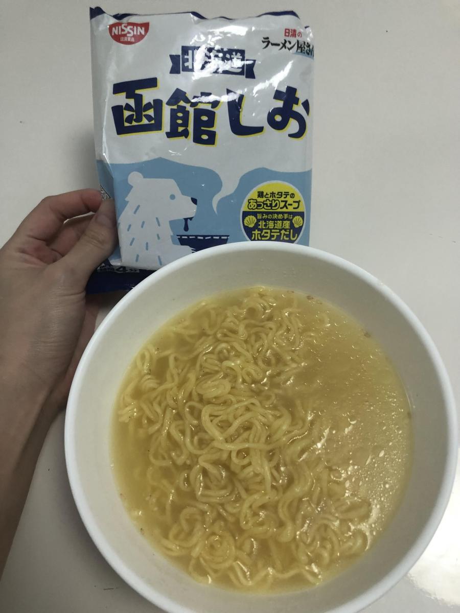 日清 日清のラーメン屋さん 函館しお味の商品ページ